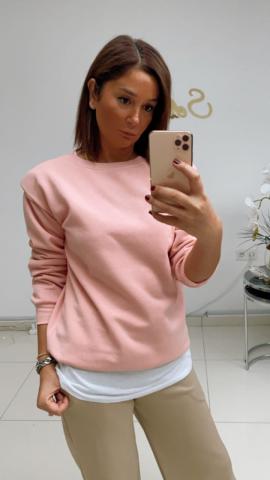 Vatkalı Pudra Sweat