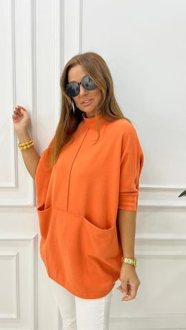 Margot Yavruağzı Cepli Tunik