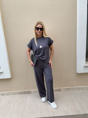 Jeka Antrasit Taşlı Takım