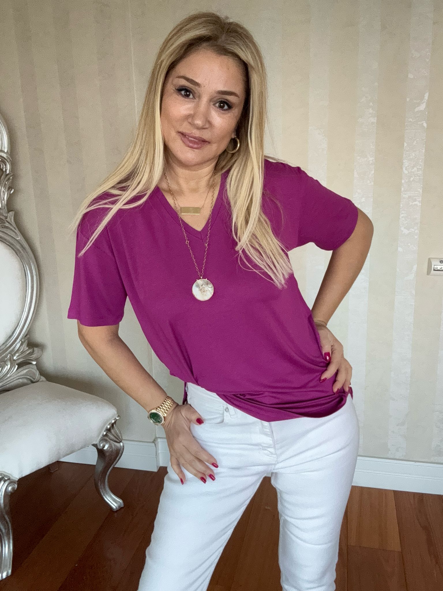 Lily Vişne T-shirt
