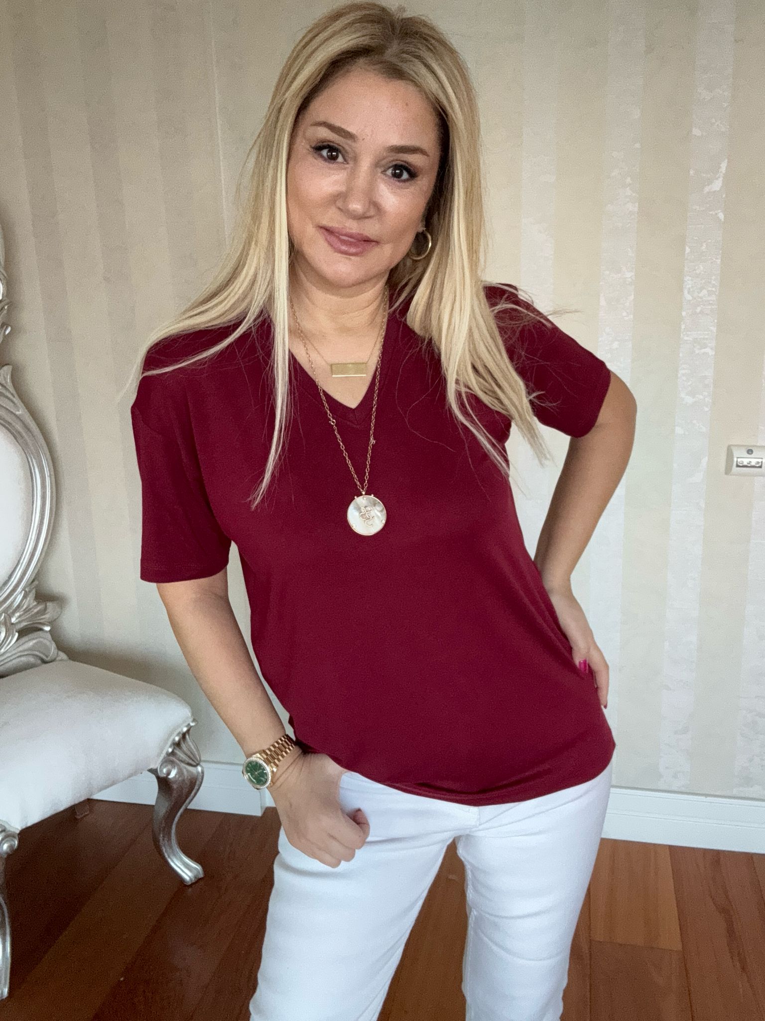 Lily Bordo T-shirt