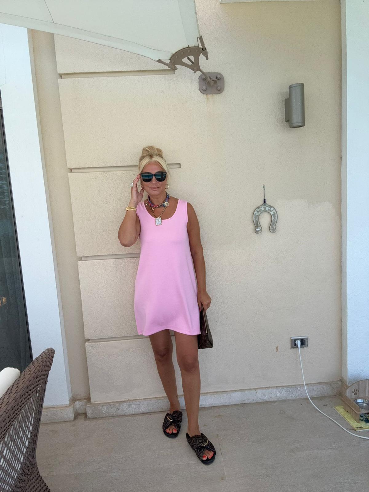 Leliva Pembe Elbise