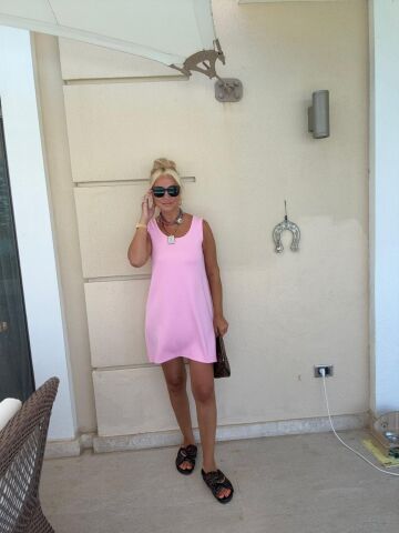 Leliva Pembe Elbise