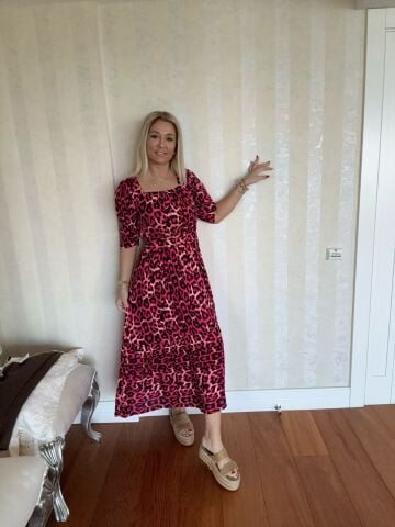 Mover Fuşya Elbise