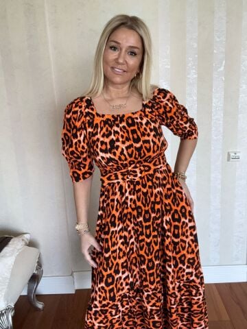 Mover Turuncu Elbise