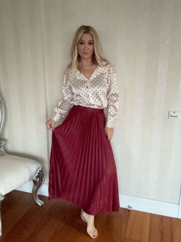 Belins Bordo Etek