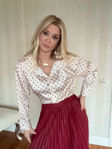 Belins Bordo Etek