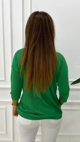Zeyza Yeşil Triko