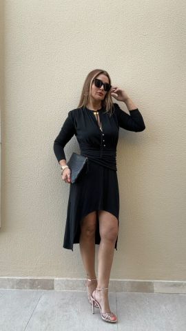 Edna Siyah Elbise